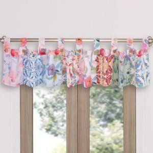 Patchwork Paradise Tab Top Window Panel Valance